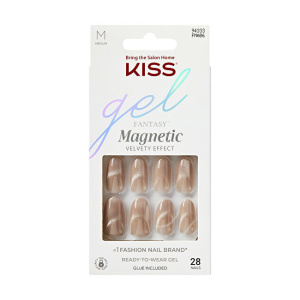 Kiss Unghie in gel Gel Fantasy Magnetic (Drama) 28 pezzi