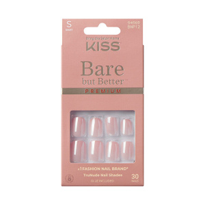 Kiss Bare-But-Better Premium Gel unghie 30 pezzi