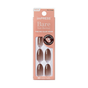 Kiss Unghie adesive ImPRESS Bare but Better MA – Accogliente 30 pezzi