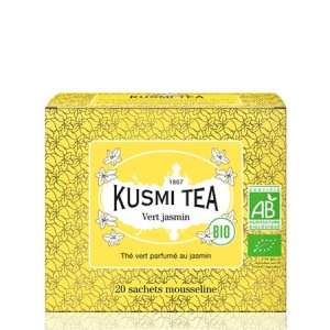 Kusmi tea Green Jasmine 20 sacchetti di mussola BIO, 40 g