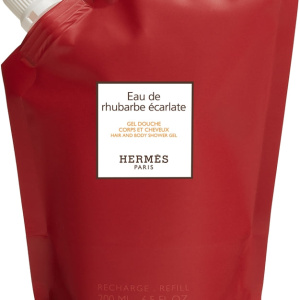 HERMÈS Le Bain Eau de rhubarbe écarlate gel doccia per corpo e capelli unisex 200 ml