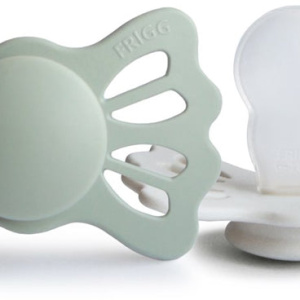 FRIGG Lucky Size 2:6-18 mesi ciuccio Sage/Silver Gray 2 pezzi