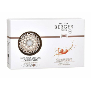 Maison berger paris Set regalo diffusore auto cromato + ricarica Exquisite Sparkle