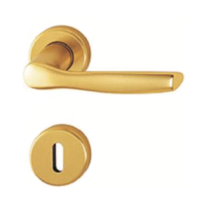 Maniglia a rosetta Nusco Rosella bronzo per porte da interni