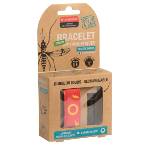 Manouka Bracciale Antizanzare Junior – Ricaricabile – Flash