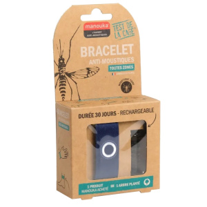 Manouka Bracciale Antizanzare – Ricaricabile – Marine
