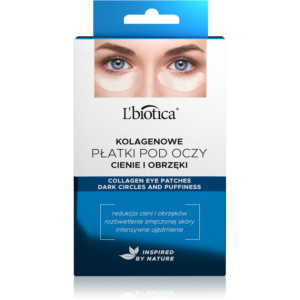 L’biotica Masks maschera al collagene contorno occhi contro gonfiori e occhiaie 3× 2 pezzi