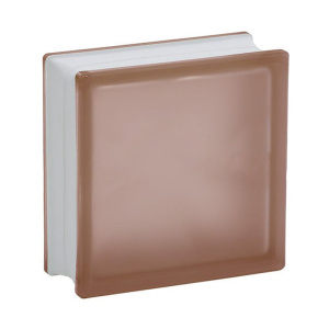 Mattone vetrocemento Dakota satinato rosa, 190x190x80mm (Confezione da 10 pezzi)