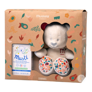 Mustela Cofanetto Musti – Eau de Cure Parfumée & Peluche 100% riciclato