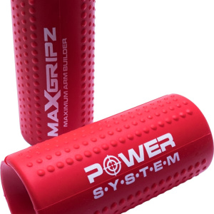 Power System Mx Gripezzi maniglie per il fitness per bilancieri colore rosso M 2 pezzi