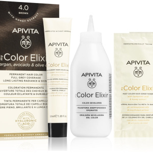 Apivita My Color Elixir tinta per capelli senza ammoniaca colore 4.0 castano