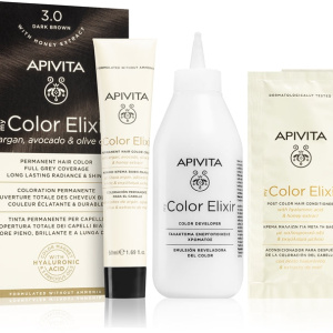 Apivita My Color Elixir tinta per capelli senza ammoniaca colore 3.0 castano scuro