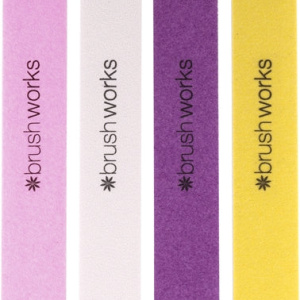 Brushworks Files Coloured kit di limette per le unghie