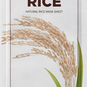 The Saem Natural Riso maschera in tessuto idratante e lisciante 21 ml