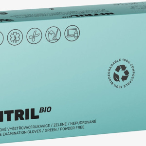 Espeon Nitril BIO Green guanti in nitrile senza polvere taglia S 2× 50 pezzi