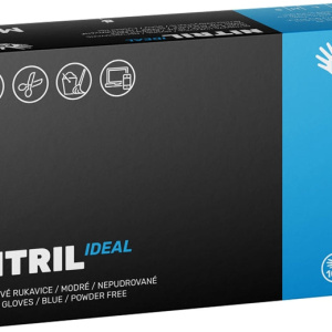 Espeon Nitril Ideal Blue guanti in nitrile senza polvere taglia M 100 pezzi