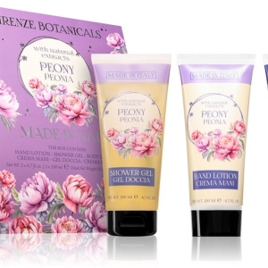 La Florentina Peony Crema per le mani, gel doccia e lozione per il corpo confezione regalo