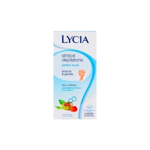 Lycia Perfect Touch Strisce Depilatorie Braccia & Gambe Pelli Normali 20 Pezzi