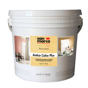 Pittura minerale Antica Calce Plus San Marco effetto pennellato per interni (Secchio 25Kg)