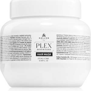 Kallos Plex maschera rigenerante per capelli rovinati, trattati chimicamente 275 ml