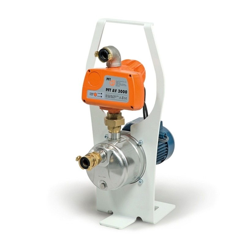 Pompa acqua PFT Knauf AV 1000 in acciaio inossidabile, 230V 50Hz 0,6kW