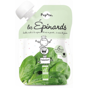 Popote Les Epinards – Da 6 Mesi – BIO 120G