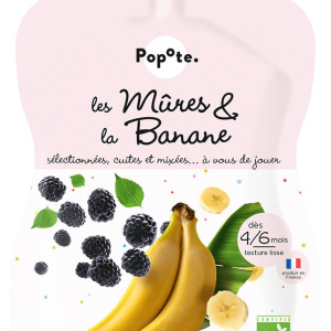 Popote Le more & La Banana Da 4/6 Mesi BIO 120G
