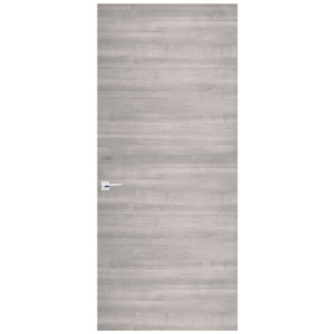 Porta filomuro in legno Nusco Texture Grey per interni