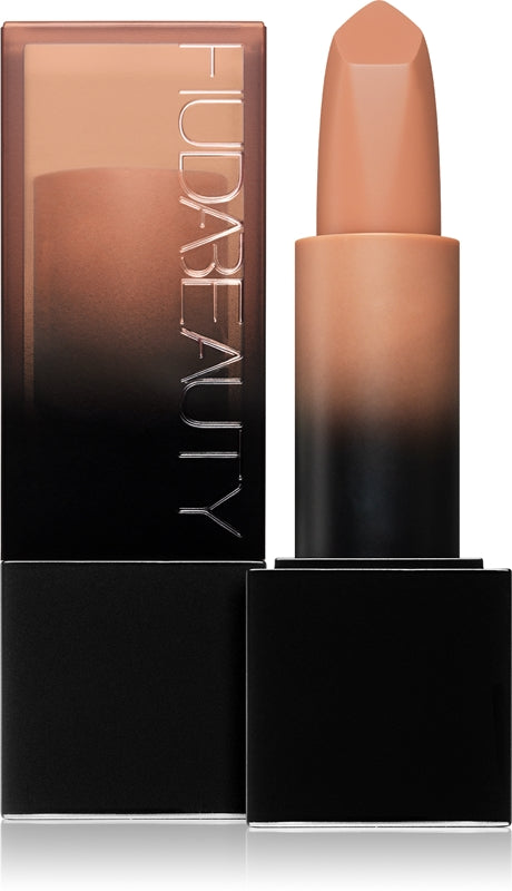 Huda Beauty Power Bullet Cream Glow rossetto idratante colore Bossy Brown Empress 3 g