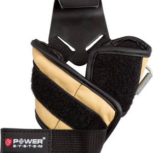 Power System Power Hooks ganci per il fitness colore Beige L