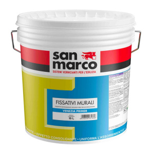 Primer murale idrodiluibile Venezia primer San Marco per interni ed esterni (Secchio 15 Litri)
