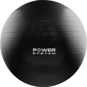 Power System Pro Gymball palla da fitness colore nero 75 cm