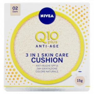 Nivea Q10 Plus Anti-Age 3 In 1 Skin Care Cushion 15 G – 02 Dark