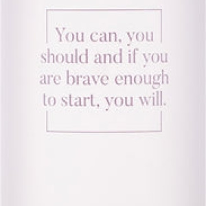 ZOE Quote Glass bottiglia d’acqua in vetro colore viola 750 g