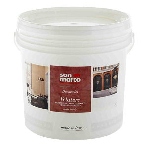 Rivestimento decorativo Velature San Marco per esterni ed interni effetto antichizzato (Secchio 4Lt)