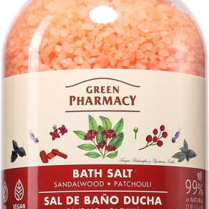 Green Pharmacy Sandalwood & Patchouli sale da bagno rilassante 1000 g