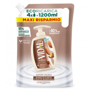 Vidal Sapone Liquido Ecoricarica 1200 Ml Karite