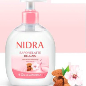 Nidra Saponelatte Delicato Con Latte Di Mandorla – Sapone Liquido 300 Ml