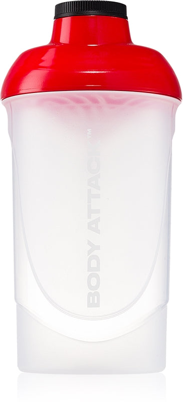 Body Attack Shaker shaker per lo sport senza BPA colore Transparente 600 ml