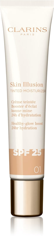 Clarins Skin Illusion crema idratante colorata SPF 25 colore 01 40 ml