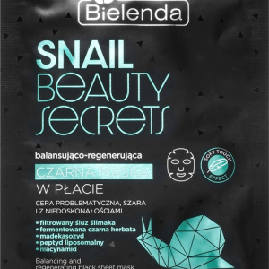 Bielenda Snail Beauty Secrets maschera rigenerante per pelli problematiche, acne
