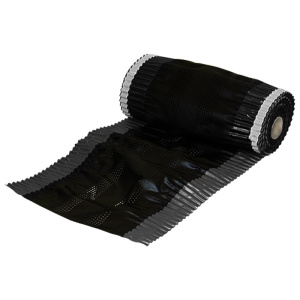 Sottocolmo Dakota in PP alluminio nero, rotolo 390mmx5metri