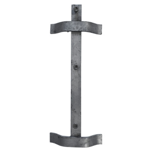 Staffa Dakota per palo di sostegno cassetta contatori elettrici, 170x260x17mm