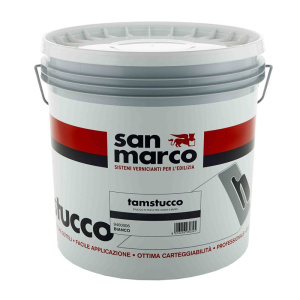 Stucco in pasta San Marco Tamstucco per muri e superfici in legno interne (Secchio 20Kg)