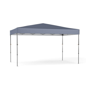 Costway Tenda da campeggio per eventi commerciali da esterno pieghevole, 365 x 225 CM tenda a baldacchino pop-up con borsa portatile Grigio