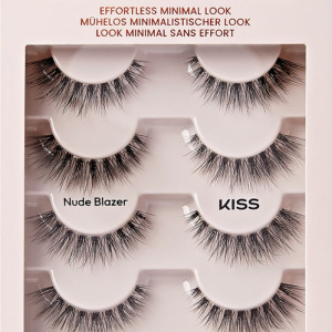 KISS The New Natural Effortless Minimal Look ciglia finte Nude Blazer 8 pezzi