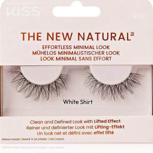KISS The New Natural Effortless Minimal Look ciglia finte White Shirt 2 pezzi