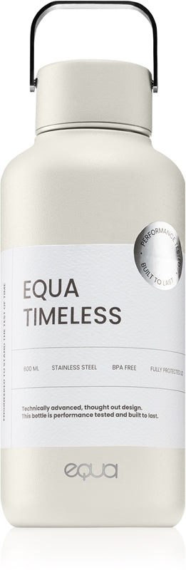 Equa Timeless bottiglia in acciaio inox per l’acqua piccola colore Off White 600 ml
