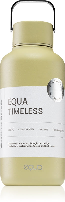 Equa Timeless bottiglia in acciaio inox per l’acqua piccola colore Matcha 600 ml