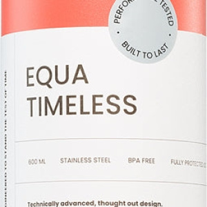 Equa Timeless bottiglia in acciaio inox per l’acqua piccola colore Aperol 600 ml